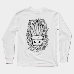 Cute Snake Plant Long Sleeve T-Shirt